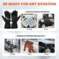 thumbnail image 5 of ThxToms Rechargeable Heated Gloves for Men Women, Thin Battery Electric Heating Gloves with Touch Screen, Winter Hand Warmer for Riding Ski Hunting Arthritis & Raynaud's L, 5 of 9