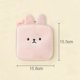 thumbnail image 3 of Linda bolsa de cosméticos portátil suave bolsa de conejito de peluche para mujeres niñas (rosa) Ygjytge Cuidado Belleza, 3 of 3
