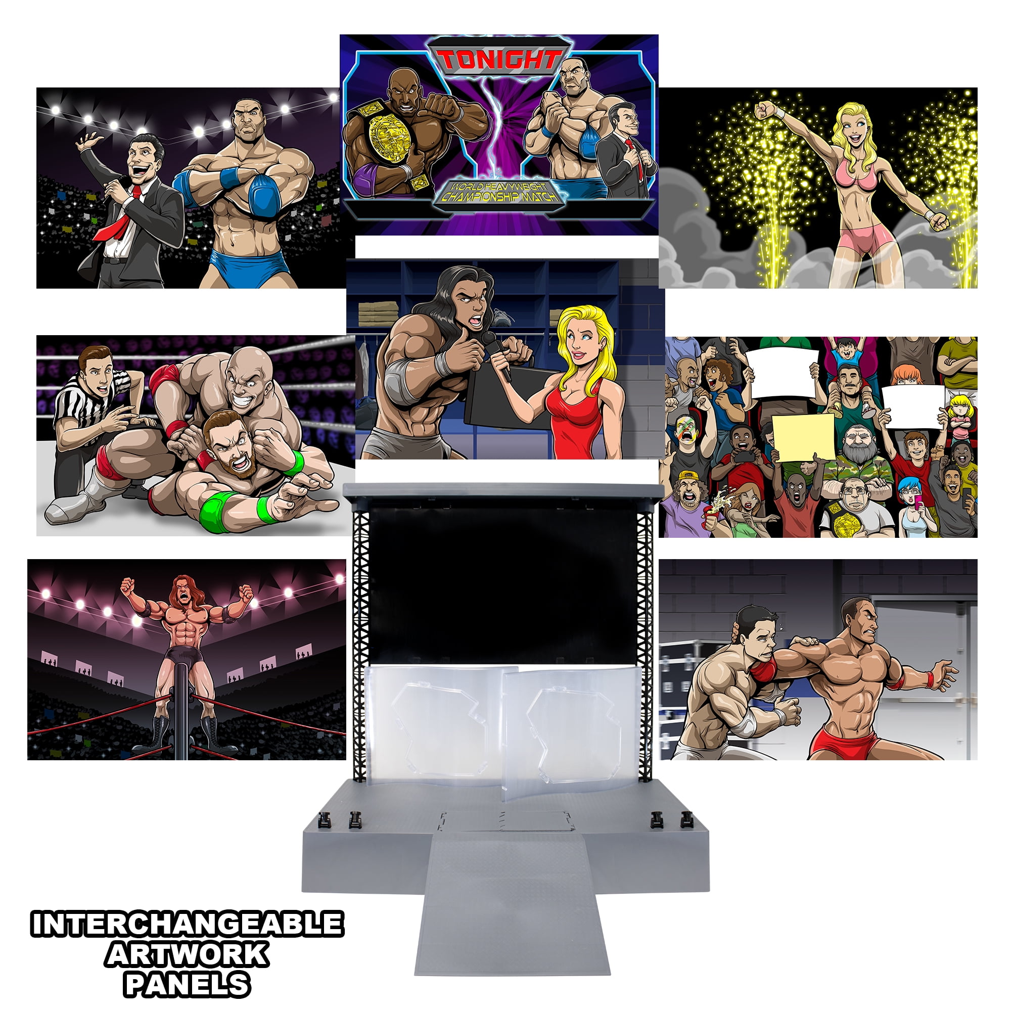 Ultimate Entrance Stage for WWE Wrestling Action Figures