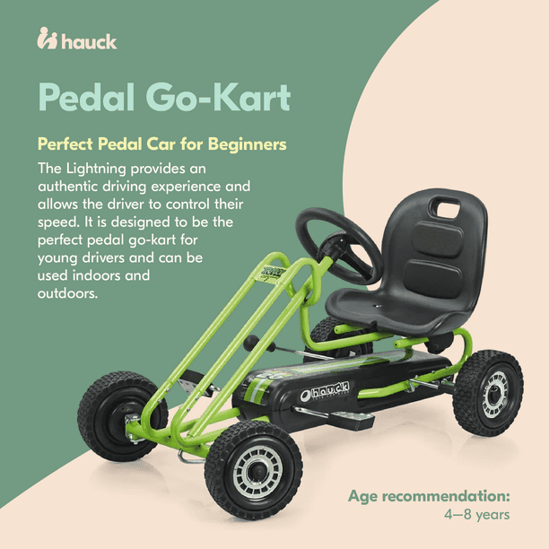 hauck Ergonomic Pedal Ride On Go Kart Toys for Boys and Girls Ages