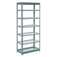 thumbnail image 2 of Global Industrial B2297530 Heavy Duty Shelving with 6 Shelves & Wire Deck - Gray - 36 x 18 x 72 in., 2 of 3