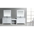 thumbnail image 2 of Design Element Two London 48" Single Sink Bathroom Vanity Set in White with Make-up Table Set, 2 of 5