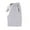 Grey, variant on Unisex Drawstring Shorts, Elastic Waist 5-Inch Pants with Zipper Pockets, Lightweight Summer Sport Bottoms