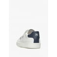 thumbnail image 4 of SALE SP25 Naturino Hasselt White with Blue Trim VL Double Velcro Sneaker, 4 of 6