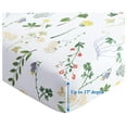 thumbnail image 5 of Ultra Soft Silky Deep Pocket Rich Printed Bedding Rayon from Bamboo All Season 6 Pieces Sheet Set with 4 Pillowcases, Colorful Floral Forest Pattern Queen Size, 5 of 8