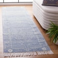 thumbnail image 2 of SAFAVIEH Kilim Adair Geometric Runner Rug, Blue/Ivory, 2'3" x 9', 2 of 8