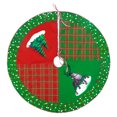 thumbnail image 1 of FloreceBien suministros de decoración de la parte inferior del árbol de Navidad 70 cm lindo patrón falda de árbol de Navidad, 1 of 6
