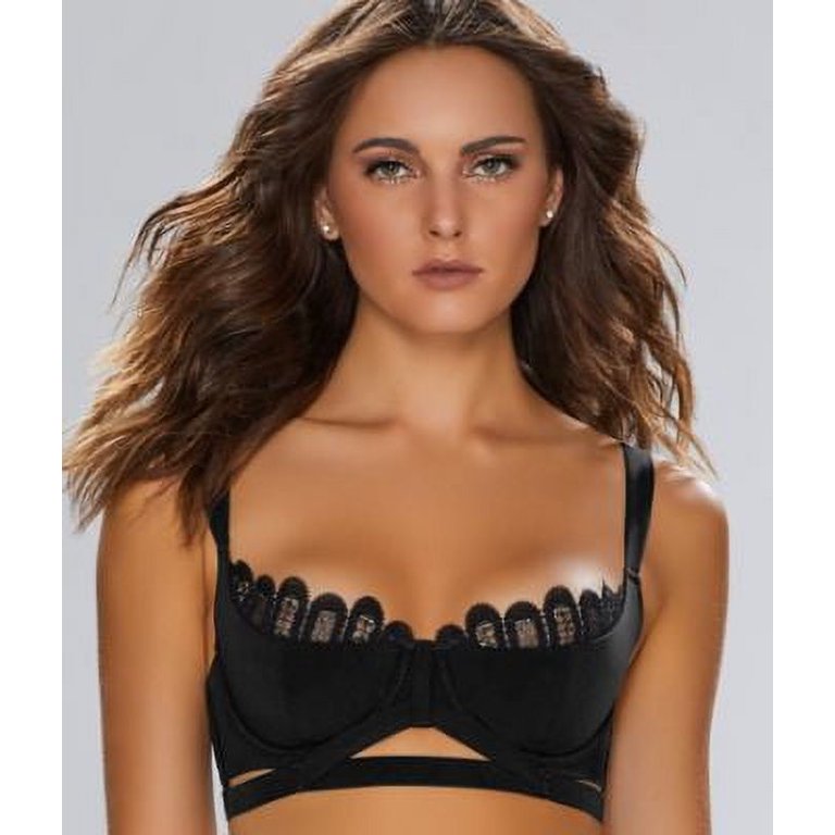 Buy Felina Women's Venetian Balconette Contour, Black, 32B at