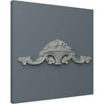 thumbnail image 5 of Ekena Millwork 40 1/2"W x 12 1/4"H x 2 3/4"P Flower Basket Center with Scrolls Onlay, 5 of 6