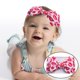 thumbnail image 4 of 1 diadema con lazo para bebé niña, accesorio para el cabello estampado B, 4 of 7