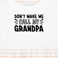 thumbnail image 4 of Inktastic Don't Make Me Call My Grandpa Girls Baby Dress, 4 of 5