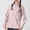 Pink, variant on Drovellove Plus Size Women's Long Sleeve Hooded Sun Protection Shirt with Thumb Holes - Breathable UPF Zip Up Fishing Top for Outdoor Hiking, Running, Cycling