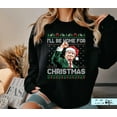 I'll Be Home For Christmas Funny Trump 2024 Ugly Christmas TShirt