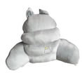 thumbnail image 4 of Cojín de respaldo para silla con brazos, almohada de cintura para la comodidad de la cama, respaldo de felpa Gris, 4 of 6