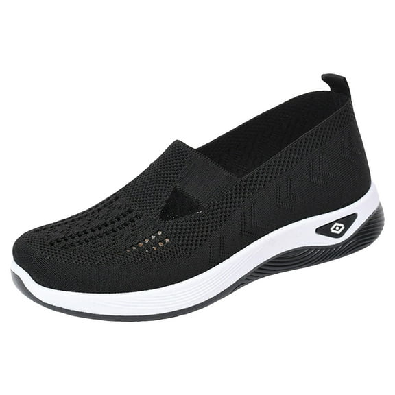 YLYL Orthopedic Sneakers for Women Arch Support Wide Width Lightweight Comfortable Walking Shoes