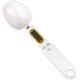 thumbnail image 1 of Cuchara para báscula de alimentos, báscula de cocina portátil Steelyard de alta precisión para el hogar 1,1 lb/500 g (0,1 g) Herramientas de pesaje de medición digital LCD electrónica (blanco), 1 of 5