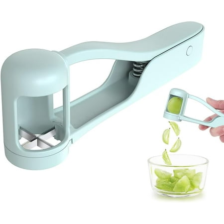 

Grape Slicer for Baby Grape Cutter for Toddlers Tomato Cherry Strawberry Cutter Into Tools for Vegetable Fruit Salad Stainless Steel Blades Quarter Grape Slicer Kitchen Gadget 1 Piece
