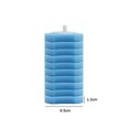 thumbnail image 3 of Cabeza De Cepillo De Baño Cabezales de repuesto desechables para escobillas de baño Suministros de limpieza para el hogar (10 piezas azul) Tmvgtek Libre de BPA, 3 of 6