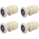 thumbnail image 1 of Rodillos para puerta de ducha, 12 piezas de latón para puerta corrediza de ducha, para rodillo para repuesto de rodillos para puerta de ducha corrediza de vidrio (23 mm), 1 of 5