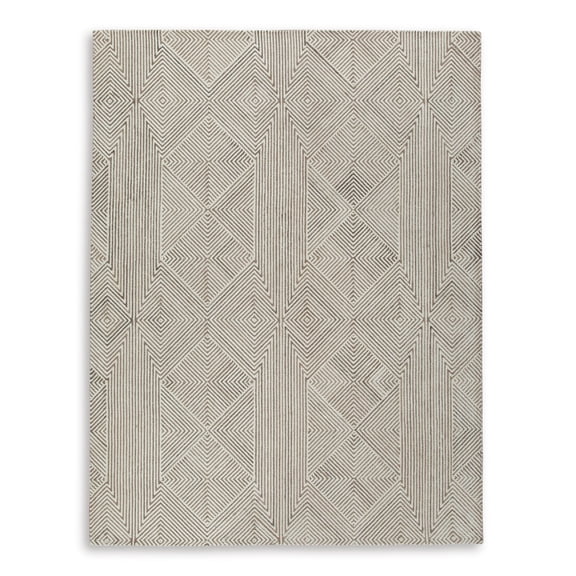 Signature Design by Ashley Jadott 8' x 10' Area Rug, Hand Tufted Geometric