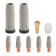 thumbnail image 1 of 9Pcs 24KD Coating Protection Nozzle 0.8mm MIG Torch Gas Nozzle Tip Holder of 24KD MIGMAG Welding Tor, 1 of 5