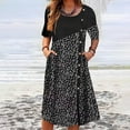 thumbnail image 1 of Fshaion Robe d'Été pour Femmes 2024 Grande Taille Col Rond Sans Manches Décontractée Imprimée en Liquidation à Moins de 10!, 1 of 7