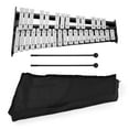 thumbnail image 4 of 32-Note Xylophone Glockenspiel Wooden Base Solid Aluminum Bars with Mallets Percussion Musical Instrument with Carrying Bag for Adults, 4 of 7