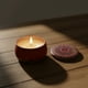 thumbnail image 5 of Vela aromática de aromaterapia, vela decorativa artesanal de cera con 40 horas de consumo, fragancia relajante para el hogar para aliviar el estrés y regalar, azul/morado/rojo, 5 of 6