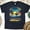 Navy, variant on Men's Graphic T-Shirt California Super Surfer Tropical Beach Tee, Navy, Size S