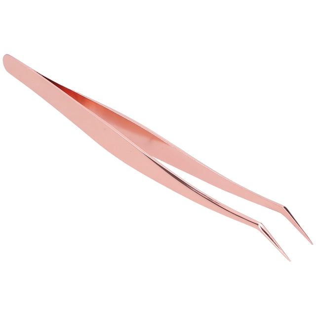 False Eyelashes Grafting Tweezers Fine Tip Stainless Steel Eyelash Extension Tool Tweezers