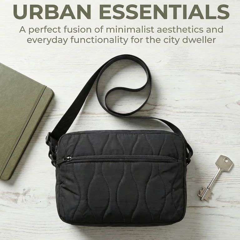 chic travel crossbody bags Peacocktion Small for Women Vegan Leather Cell Phone Purses Trendy Wallet with Zipper Gifts Black: Handbags and zip pockets The 12 Best Crossbody Bags