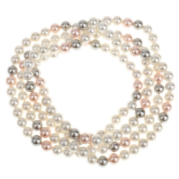 Collar de perla natural Zulema Multi-Strand Shell Cristal Cluster Babero