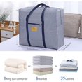 thumbnail image 2 of Waterproof Seasonal Clothing Oversized Organizer Blue Stripe, 2 of 5