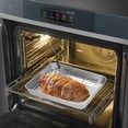 thumbnail image 4 of Broiler Pan for Oven, Rectangular Tray Deepened Kitchen Bakeware Rack Roaster Refrigerated Crisper Chassis Grid Roasting Pans Cookie Nonstick Cake Pastry with Grill Set Idea9.25*6.88*1.96IN, 4 of 8