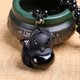 thumbnail image 4 of Collar con colgante de zorro de obsidiana para mujer, amuleto de cristal de energía curativa, regalos de animales, 4 of 4