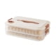 thumbnail image 1 of Yuarrent Fondo blanco con textura ondulada, refrigerante, fondo antiadherente, bollos y fideos congelados, más ahorro de espacio Organizadores de utensilios de cocina bicapa, 1 of 6