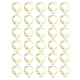 thumbnail image 1 of 100pcs ganchos de pendiente de palanca redonda accesorios de joyería de bricolaje para hacer joyas, 1 of 5