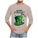thumbnail image 1 of Camisetas de Manga Larga para Hombres, Día de San Patricio Impreso 3/4 Manga Camiseta de Fitness, Mezcla de Algodón Casual, 1 of 9