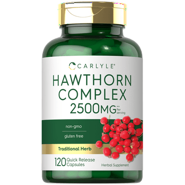 Hawthorn Berry Complex | 2500mg | 120 Capsules | by Carlyle