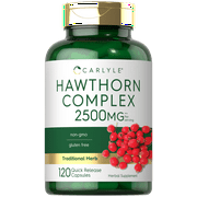 Hawthorn Berry Complex | 2500mg | 120 Capsules | by Carlyle