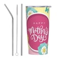 thumbnail image 1 of Taza de café de acero inoxidable con aislamiento de 20 oz para el día de la madre, taza térmica portátil con pajita, juego de tres piezas, 1 of 7