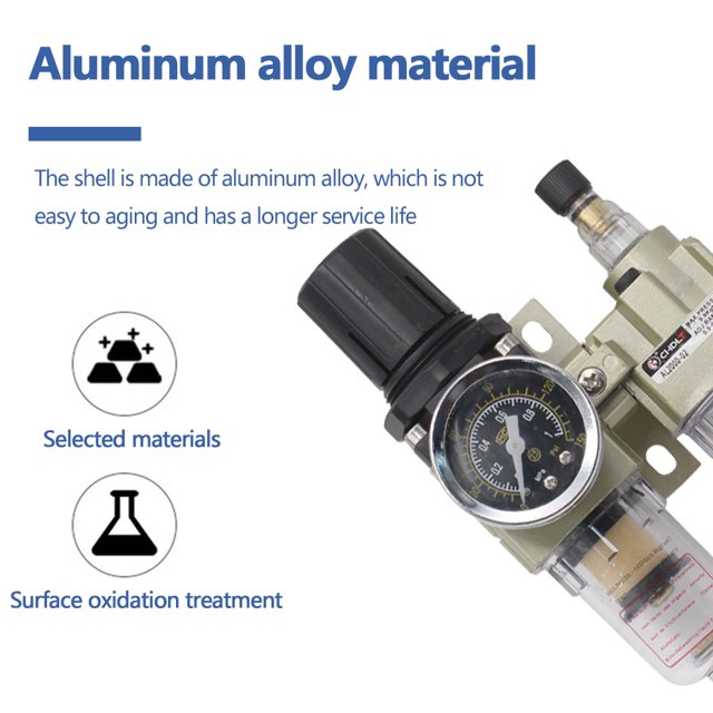 Separador de agua y aceite admite alivio de presión Manual procesador Ehuebsd de fuente de aire filtro de bomba de aire válvula reguladora de presión de Gas