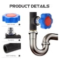 thumbnail image 4 of YSNOOWE Water Valve Shut Off Valve for Plumbing Applications 1Set, 4 of 8