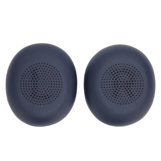 Coussinets de Remplacement, Coussinets d'Écouteurs Confortables Anti-Bruit 2 Pcs Cuir Protéiné Professionnel pour Écouteurs Bleu Foncé