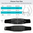 thumbnail image 3 of Faja lumbar de malla de aire para hombres y mujeres, soporte lumbar ajustable para el trabajo, soporte lumbar antideslizante para ciática y escoliosis, 3 of 5