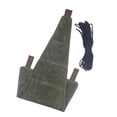 thumbnail image 1 of Taburete trípode de tela, silla de camping de tela resistente al desgaste, asiento de lona estable. verde oscuro, 1 of 8