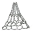 thumbnail image 1 of Metal Basketball Net Chain Net Sports Basket Frame Two-color Net All-weather Basketball Hoop Basket Net Indoor And Outdoor Gener, 1 of 11