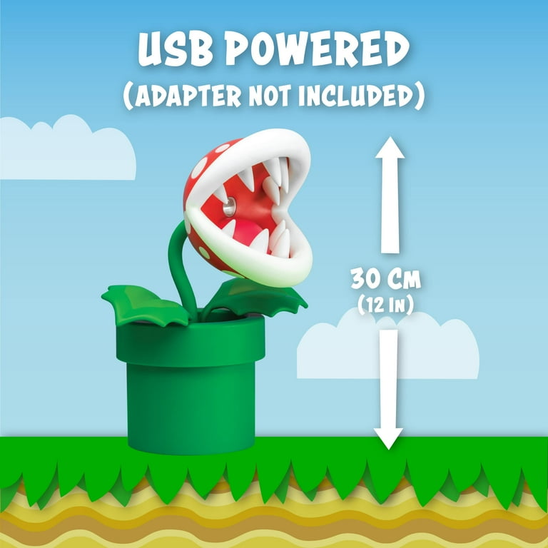 Nintendo Super Mario Bros Piranha Plant Posable LED Light