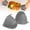 Gray, variant on Silicone Oven Heat Pot Holder， Cute Kitchen Mittens Silicone Pinch Grip Oven Rubber Gloves For Fryer Baking Colorful silicone oven mitts