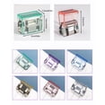 thumbnail image 3 of Pinzas de colores de varios tamaños, pinzas para papel con lindas caras huecas, suministros para regalos de profesores y cocina., 3 of 8